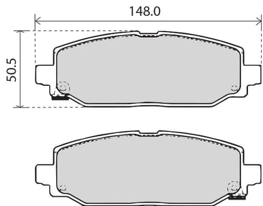 PREMIUM BRAKE PAD SET (4)