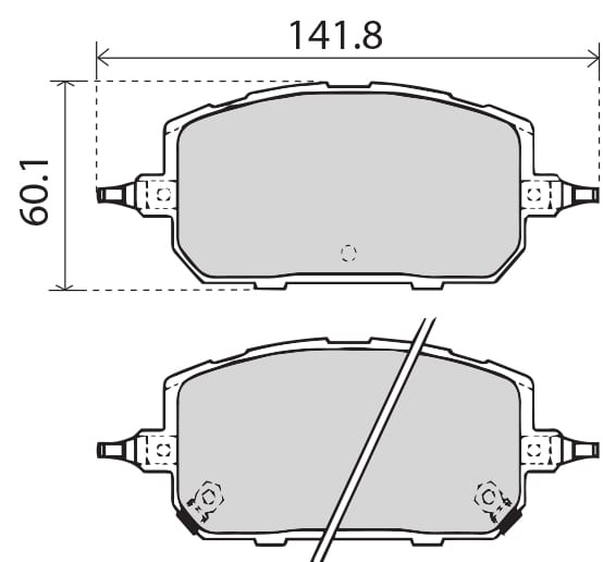 PREMIUM BRAKE PAD SET (4)