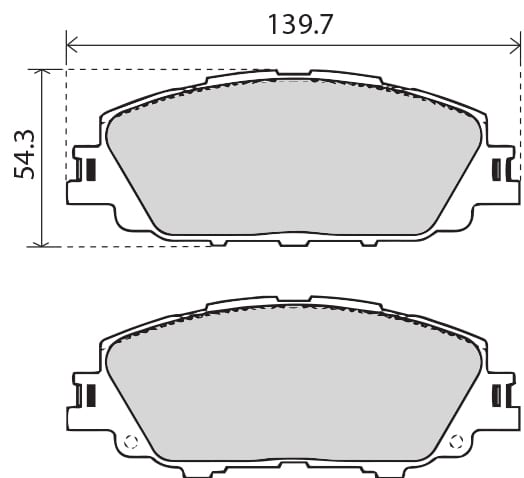 PREMIUM BRAKE PAD SET (4)