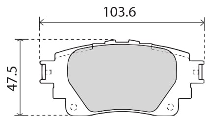 PREMIUM BRAKE PAD SET (4)