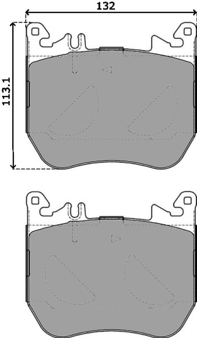 OE GERMAN PADS (SET OF 4)