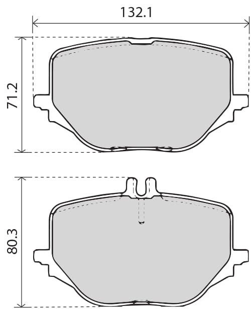 PREMIUM BRAKE PAD SET (4)