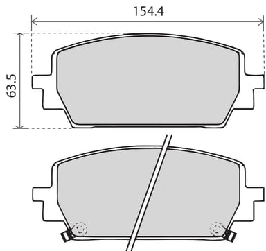 PREMIUM BRAKE PAD SET (4)