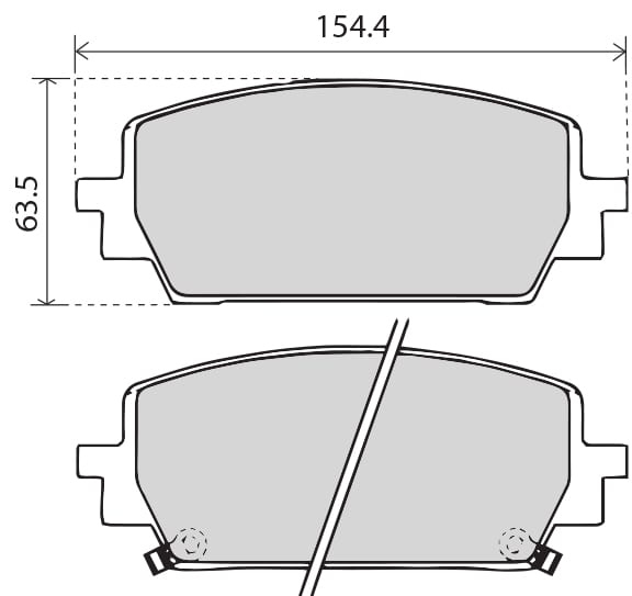 PREMIUM BRAKE PAD SET (4)