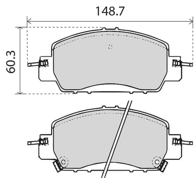 PREMIUM BRAKE PAD SET (4)
