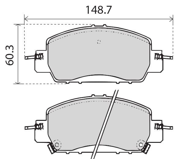 PREMIUM BRAKE PAD SET (4)