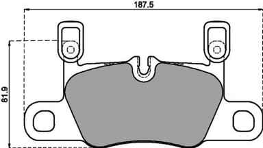 PREMIUM BRAKE PAD SET (4)