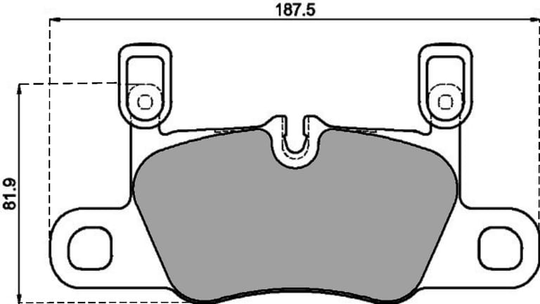 PREMIUM BRAKE PAD SET (4)