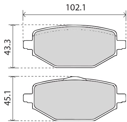 PREMIUM BRAKE PAD SET (4)