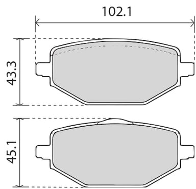 PREMIUM BRAKE PAD SET (4)