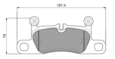PREMIUM BRAKE PAD SET (4)