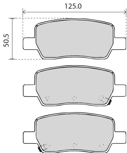 PREMIUM BRAKE PAD SET (4)