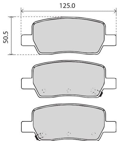 PREMIUM BRAKE PAD SET (4)