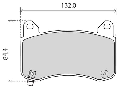 PREMIUM BRAKE PAD SET (4)