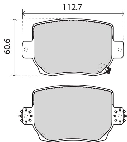 PREMIUM BRAKE PAD SET (4)