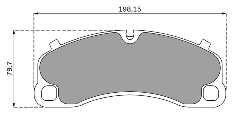 OE GERMAN PADS (SET OF 4)