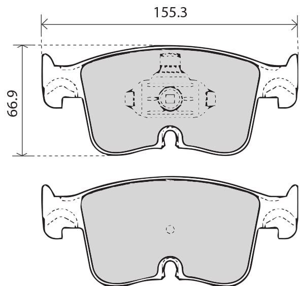BREMBO BRAKE PADS (SET 4)