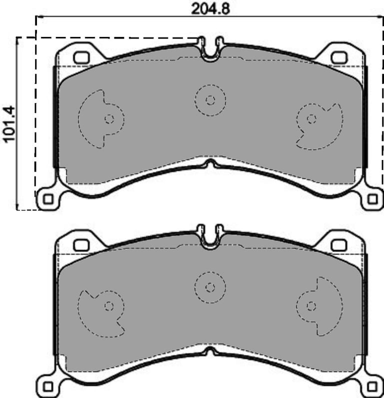 PREMIUM BRAKE PAD SET (4)