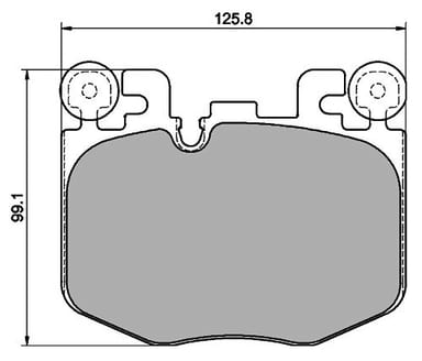 OE GERMAN PADS (SET OF 4)