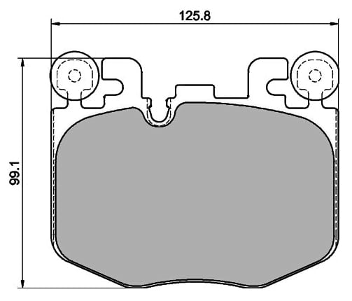 OE GERMAN PADS (SET OF 4)