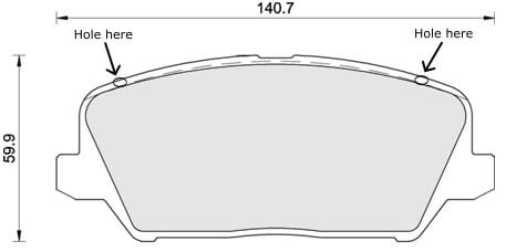 PREMIUM BRAKE PAD SET (4)