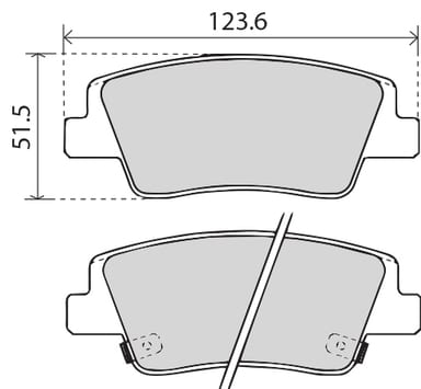 PREMIUM BRAKE PAD SET (4)