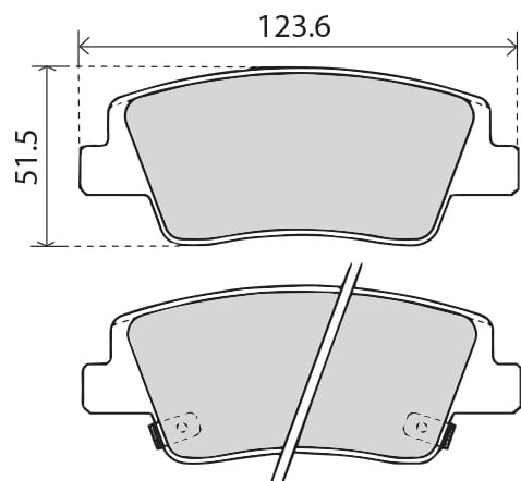 PREMIUM BRAKE PAD SET (4)