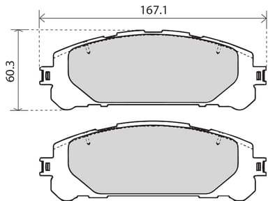 PREMIUM BRAKE PAD SET (4)