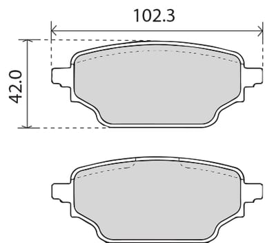 PREMIUM BRAKE PAD SET (4)