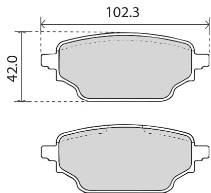 PREMIUM BRAKE PAD SET (4)