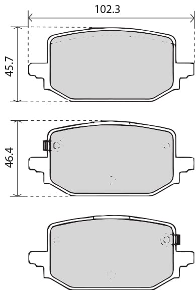 PREMIUM BRAKE PAD SET (4)