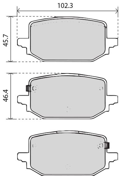 PREMIUM BRAKE PAD SET (4)