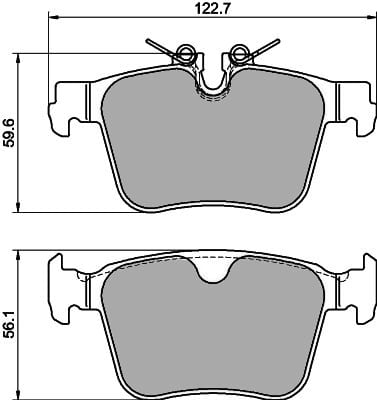 OE GERMAN PADS (SET OF 4)