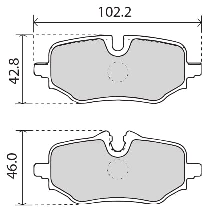 PREMIUM BRAKE PAD SET (4)