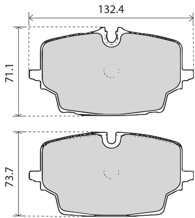 PREMIUM BRAKE PAD SET (4)