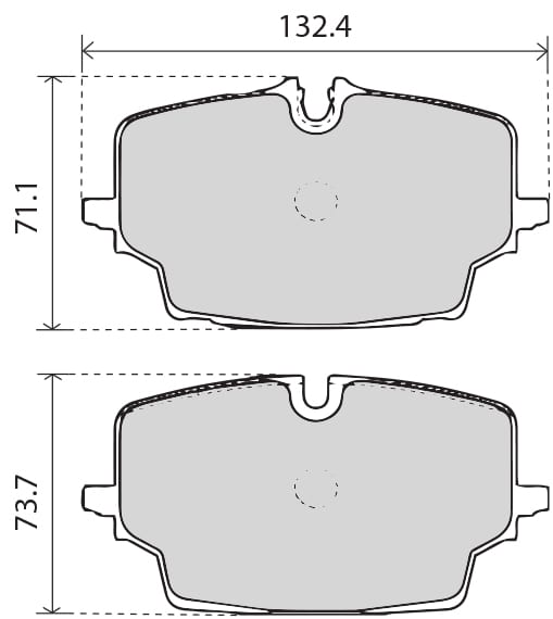 PREMIUM BRAKE PAD SET (4)