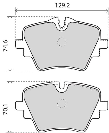 OE GERMAN PADS (SET OF 4)