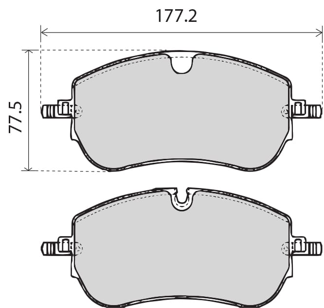OE GERMAN PADS (SET OF 4)