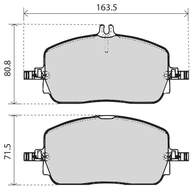 BREMBO BRAKE PADS (SET 4)