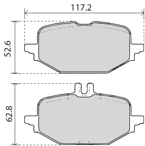 OE GERMAN PADS (SET OF 4)