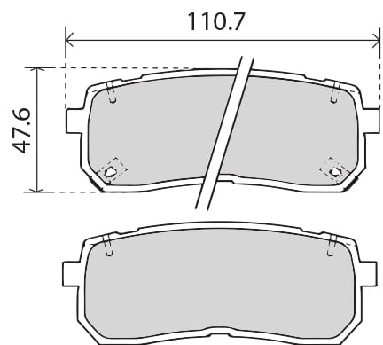 PREMIUM BRAKE PAD SET (4)