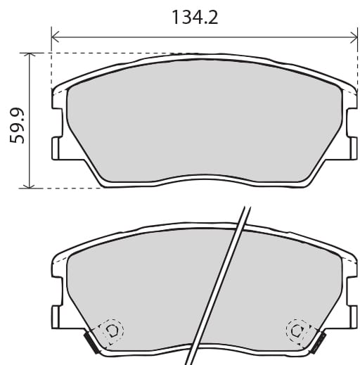 PREMIUM BRAKE PAD SET (4)