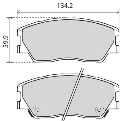 PREMIUM BRAKE PAD SET (4)