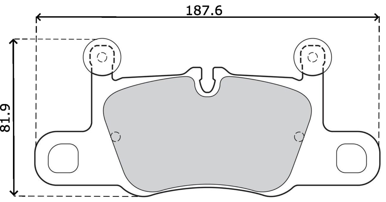 PREMIUM BRAKE PAD SET (4)