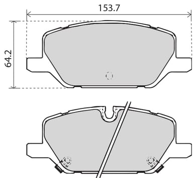 PREMIUM BRAKE PAD SET (4)