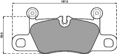 PREMIUM BRAKE PAD SET (4)