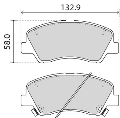 PREMIUM BRAKE PAD SET (4)