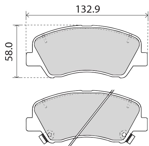 PREMIUM BRAKE PAD SET (4)