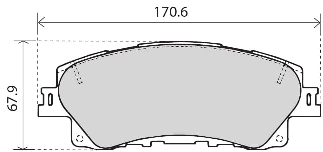 PREMIUM BRAKE PAD SET (4)