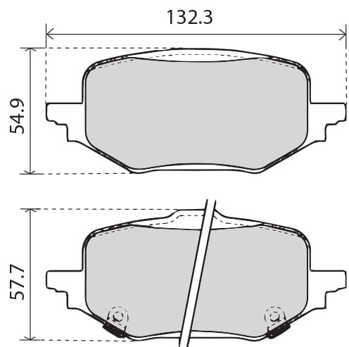 PREMIUM BRAKE PAD SET (4)